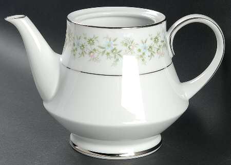 Savannah (Rim, Platinum) Teapot No Lid