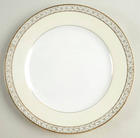 Savannah (Rim, Gold) Luncheon Plate
