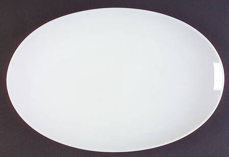 Savoy White 12" Oval Serving Platter
