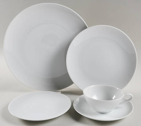 Savoy White 5 Piece Place Setting