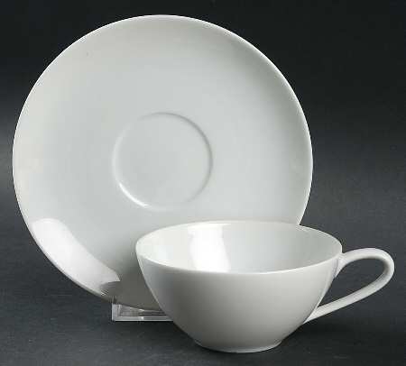 Flat Cup & Saucer Set