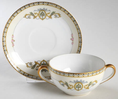 Savona Flat Bouillon Cup & Saucer