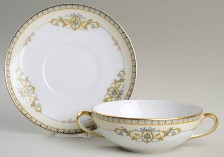Savona Flat Cream Soup Bowl & Saucer Set