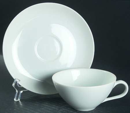 Savoy Flat Cup & Saucer Set