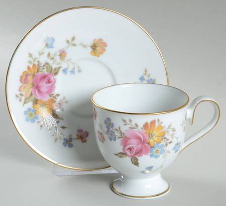 Scala Footed Cup & Saucer Set