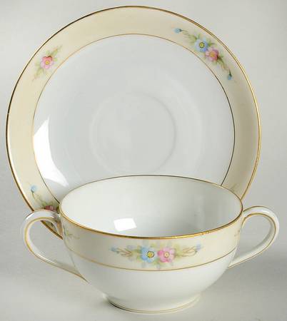 The Sedan Flat Bouillon Cup & Saucer