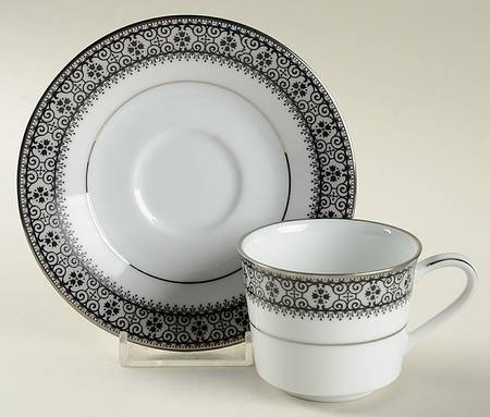 Segovia Flat Demitasse Cup & Saucer Set