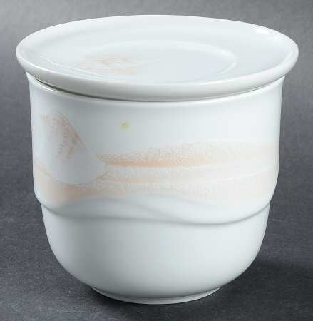 Sea Gems Sugar Bowl & Lid (Sugar Bowl Open & Butter Pat)