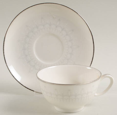 Selene Footed Cup & Saucer Set
