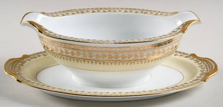 Selika Gravy Boat with Attached Underplate