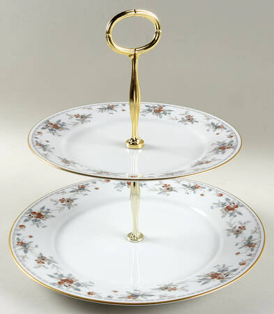 Secret Love 6 5/8"-10"  2 Tiered Serving Tray (Dp, Sp) HC
