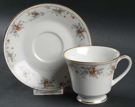 Secret Love Footed Cup & Saucer Set