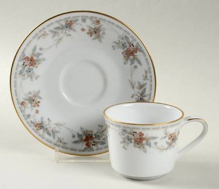 Secret Love Flat Demitasse Cup & Saucer Set