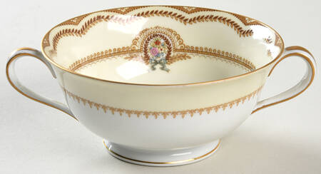 Serena Footed Cream Soup Bowl