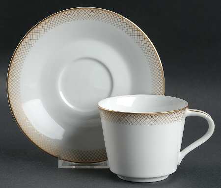 Seville Flat Cup & Saucer Set
