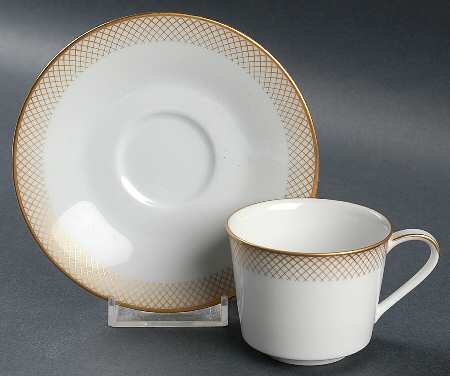 Seville Flat Demitasse Cup & Saucer Set