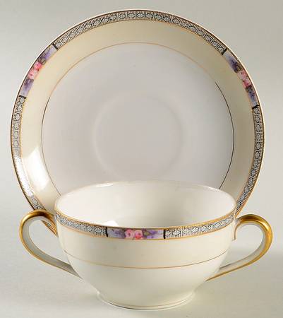 Seville Flat Bouillon Cup & Saucer