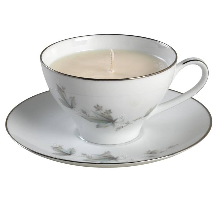 Sezanne Scented Cup & Saucer Candle-Lavender  HC
