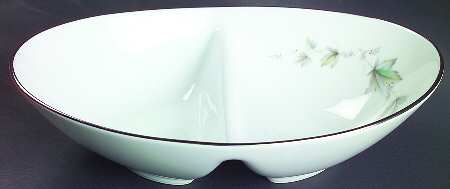 Sezanne 10" Oval Divided Vegetable Bowl