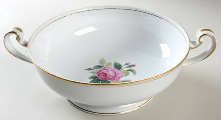 Sharon (Gold Trim) Round Vegetable No Lid