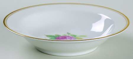 Sharon (Gold Trim) Rim Fruit/Dessert (Sauce) Bowl