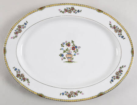 Shantung 13" Oval Serving Platter