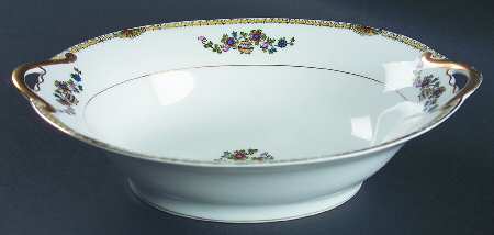 Shantung 10" Oval Vegetable Bowl