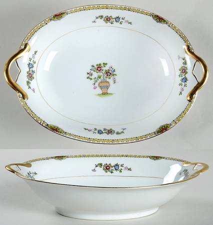 Shantung 9" Oval Vegetable Bowl