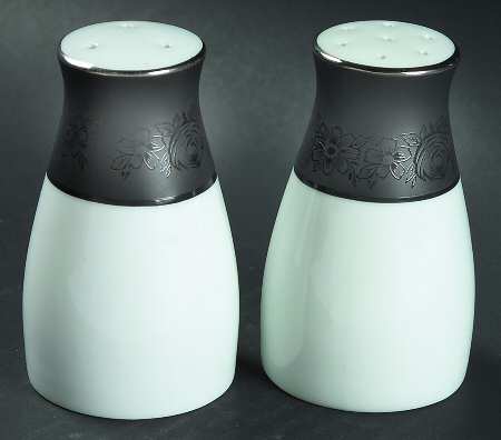 Sharon (Platinum Trim) Salt & Pepper Set