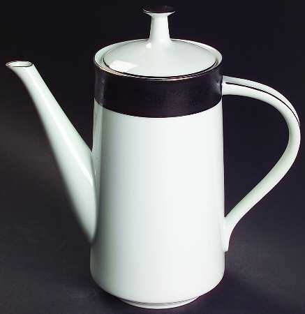 Sharon (Platinum Trim) Coffee Pot & Lid