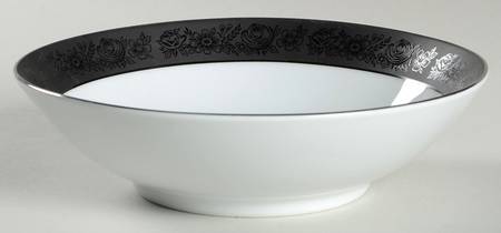 Sharon (Platinum Trim) 8" Round Vegetable Bowl