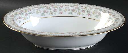 Sharlene 10" Oval Vegetable Bowl