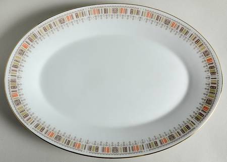 Shastra 14" Oval Serving Platter