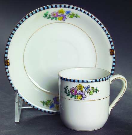 Sheridan Flat Demitasse Cup & Saucer Set