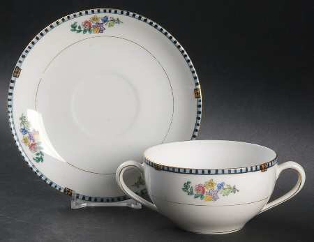 Sheridan Flat Bouillon Cup & Saucer