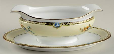 Sheila Gravy Boat with Attached Underplate