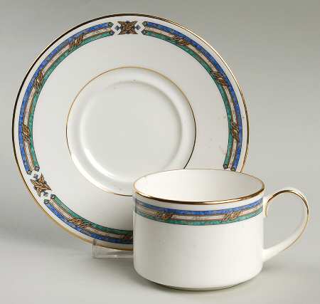 Shelton Flat Cup & Saucer Set
