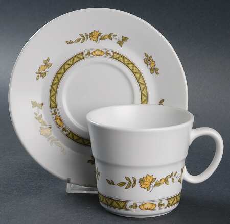 Shenandoah Flat Cup & Saucer Set