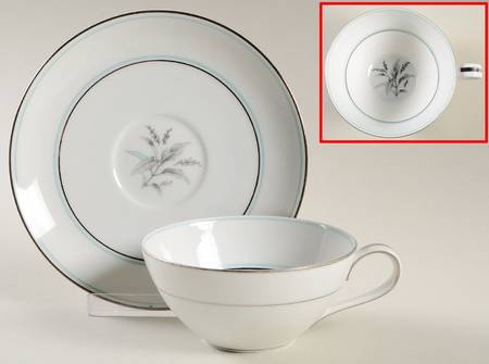 Shirley Flat Cup & Saucer Set