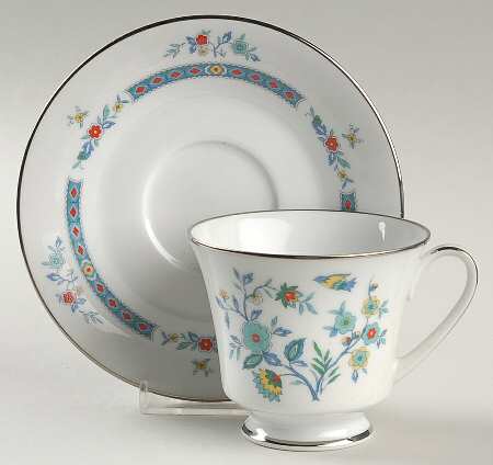 Shangri-La (2363) Footed Cup & Saucer Set