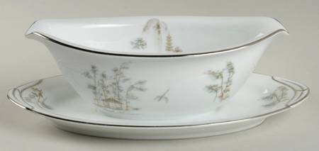 Shangri-La (5787) Gravy Boat with Attached Underplate