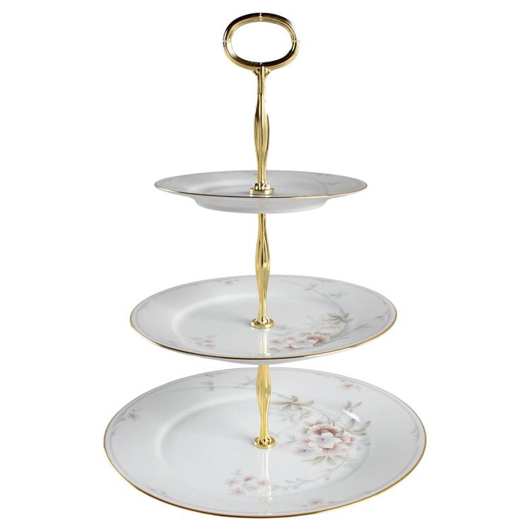Shrewsbury 13 7/8"-14 1/4" 3-Tiered Serving Tray(DP,SP,BB) HC