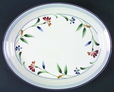 Shannon Spring 14" Oval Serving Platter