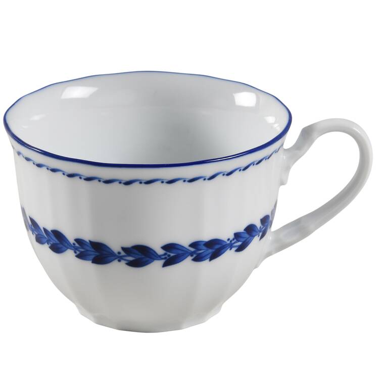Simplicity In Blue Flat Cup