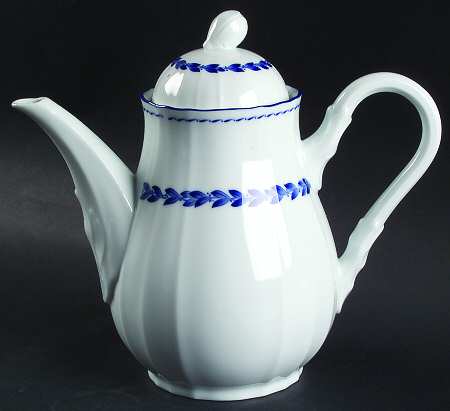 Simplicity In Blue Coffee Pot & Lid