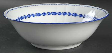 Simplicity In Blue 9" Round Vegetable Bowl