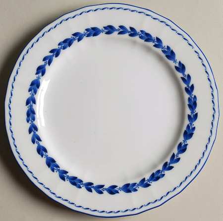 Simplicity In Blue Bread & Butter Plate
