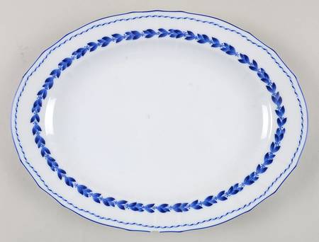 Simplicity In Blue 12" Oval Serving Platter