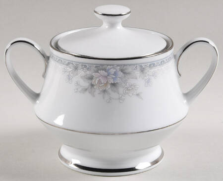 Silk Garland Sugar Bowl & Lid