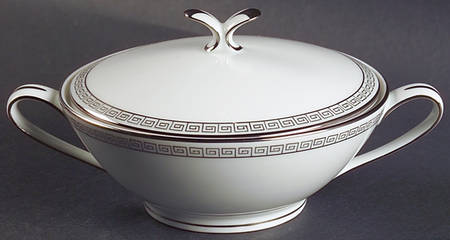Silver Key Sugar Bowl & Lid